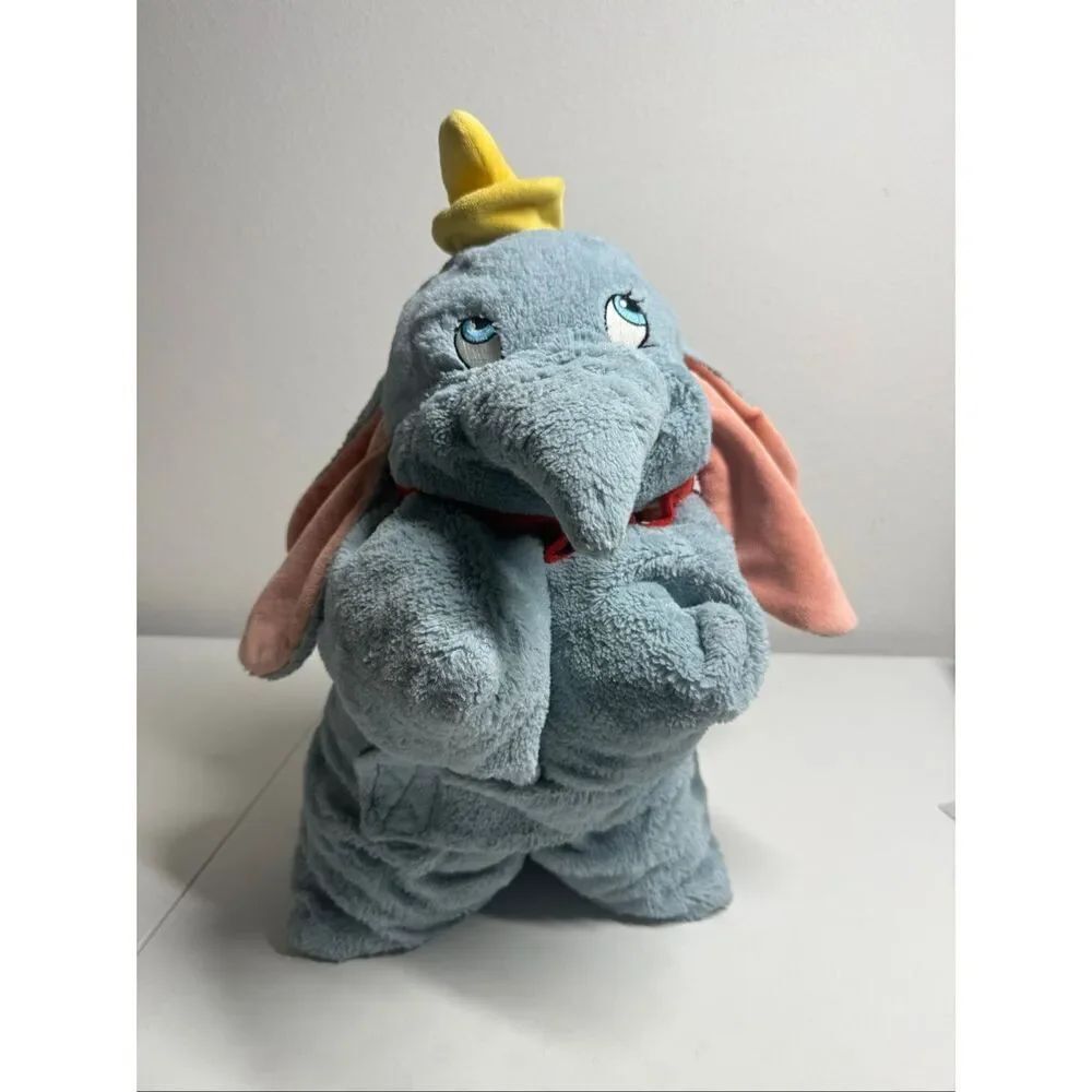 DISNEY Parks Dumbo Pillow Pal Plush Flying Elephant Pillow Pet Dream Friends 19”
